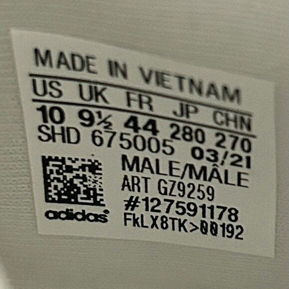 Adidas NMD_R1 Primeblue “Triple White” Men’s Size 10 Lifestyle Comfort Sneakers main image 4
